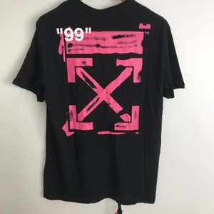 off-white printed short sleeve T-shirt